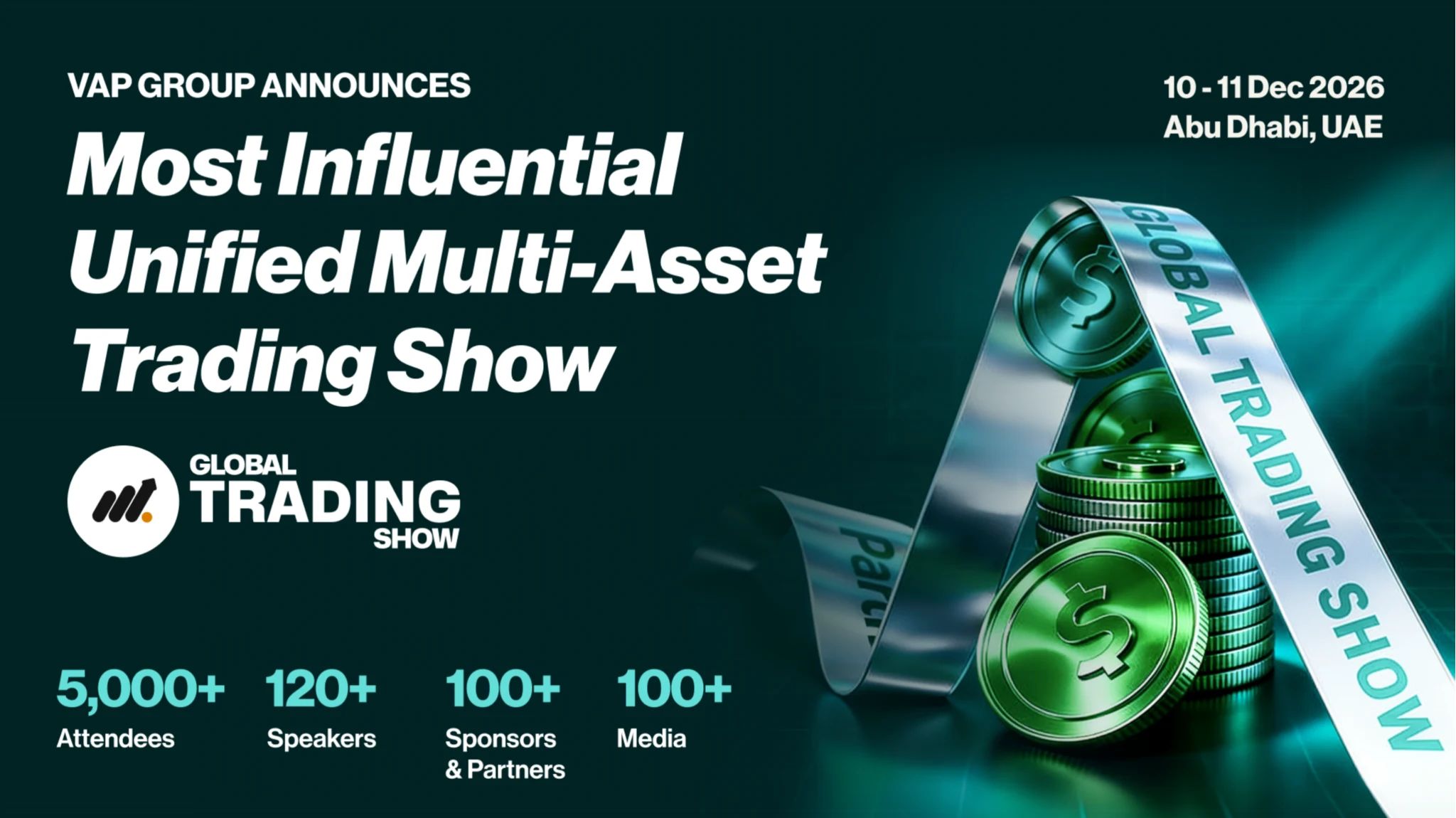Global Trading Show Announces New Dates for Abu Dhabi Debut: 10-11 December, 2026
